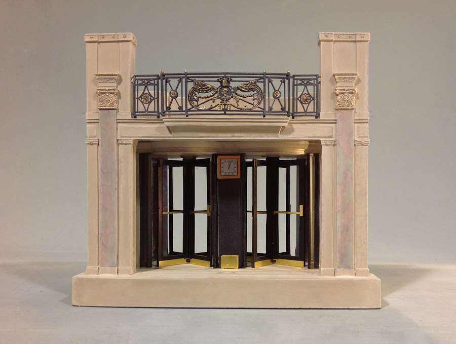 Purchase Dorchester Hotel Model, London England, handmade in plaster by Timothy Richards.