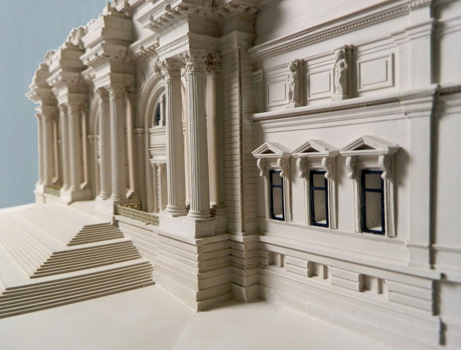 Purchase The Metropolitan Museum of Art New York Model, handmade in plaster by Timothy Richards.