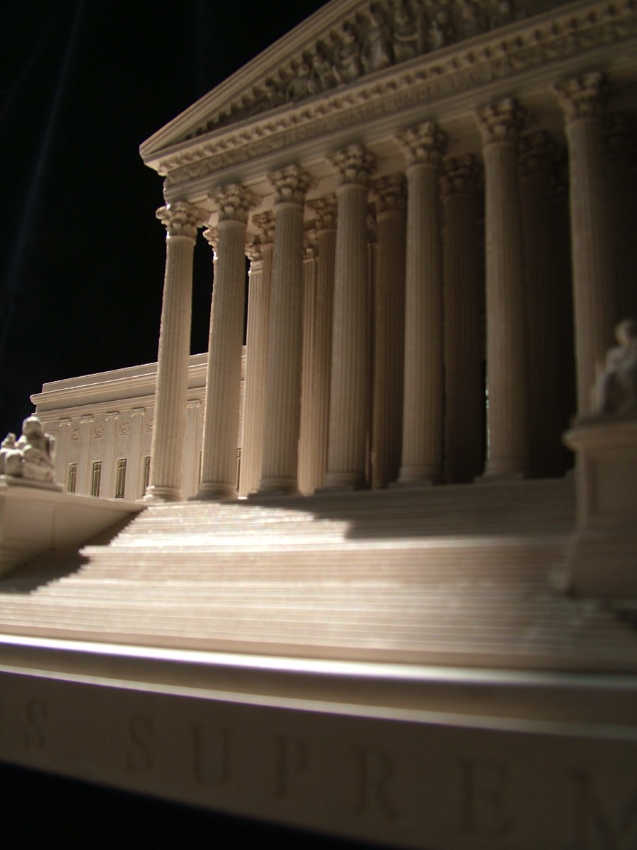 Purchase The United States Supreme Court Model, Washington DC, USA, handmade in plaster by Timothy Richards.