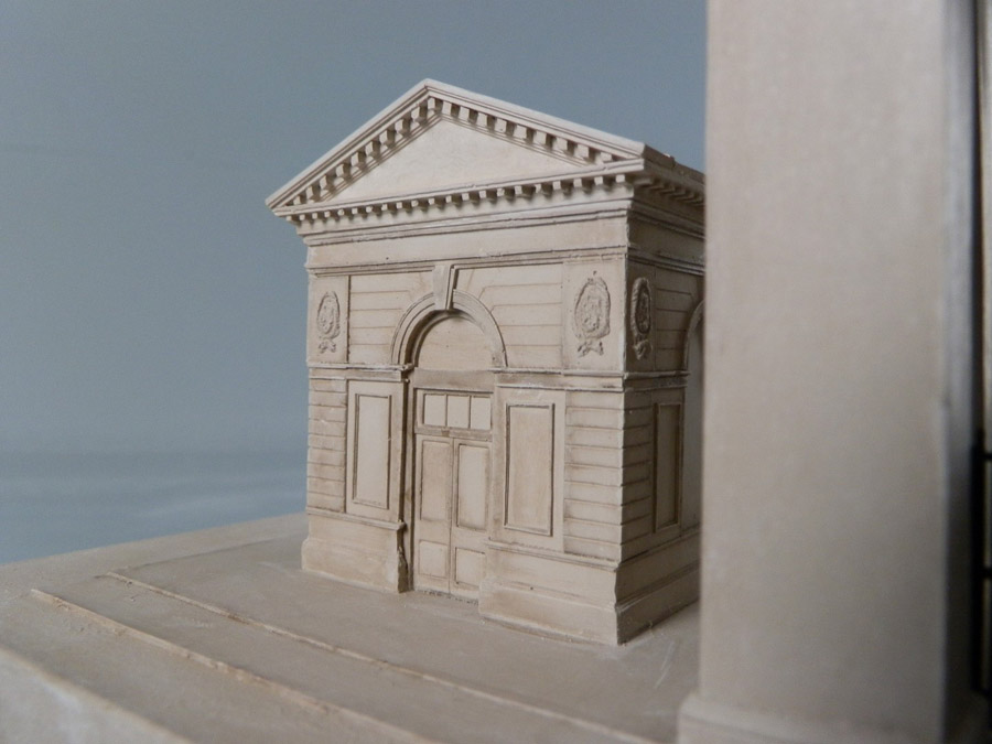 Purchase Euston Arch London, handmade in plaster by Timothy Richards.