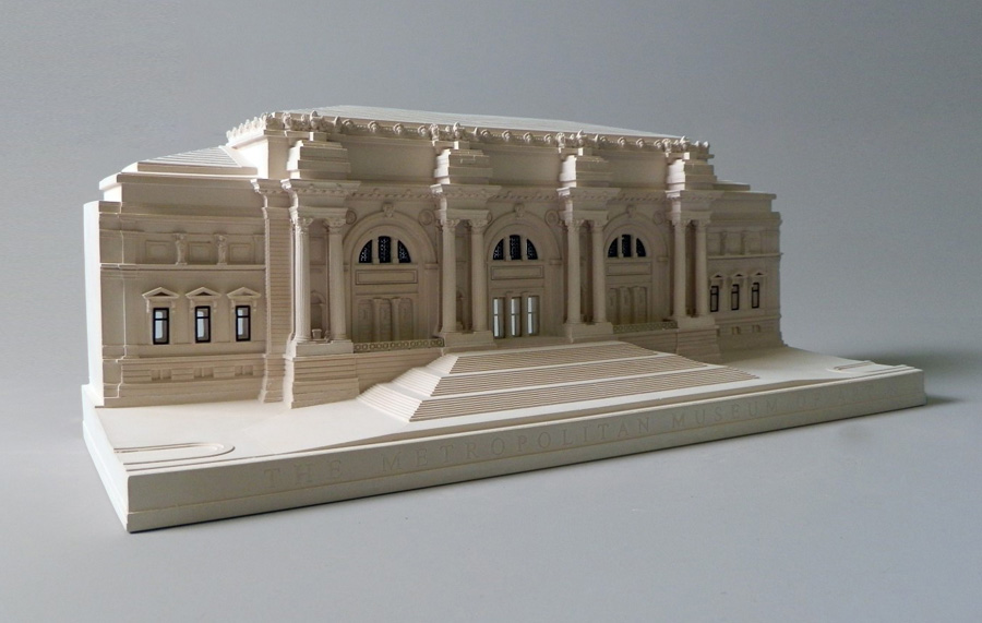 Purchase The Metropolitan Museum of Art New York Model, handmade in plaster by Timothy Richards.