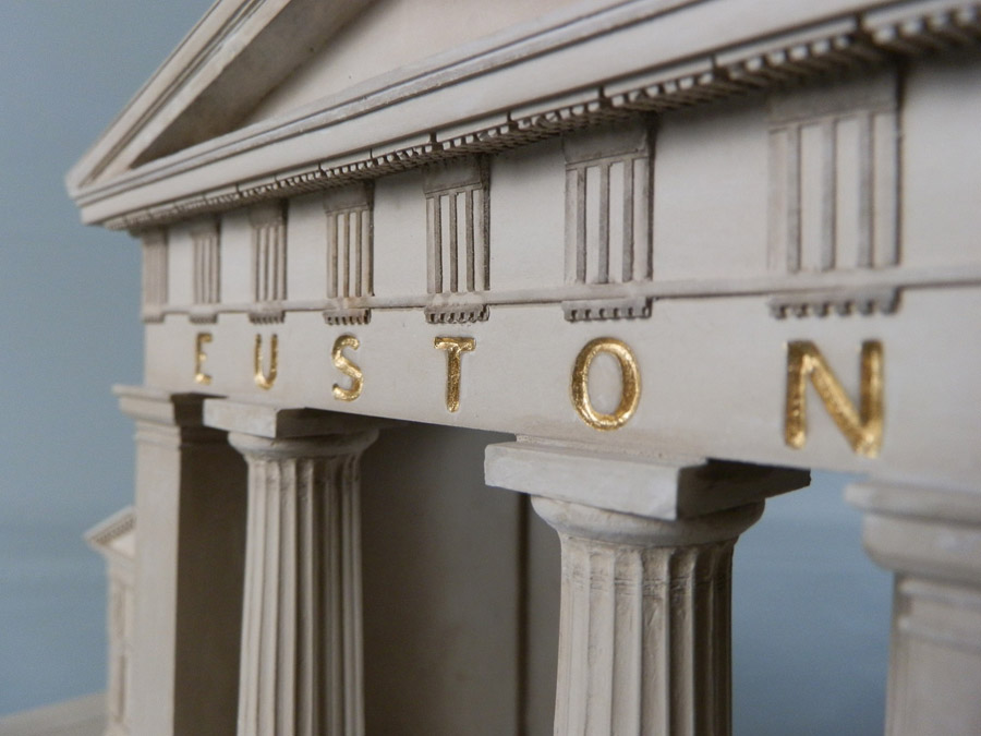 Purchase Euston Arch London, handmade in plaster by Timothy Richards.