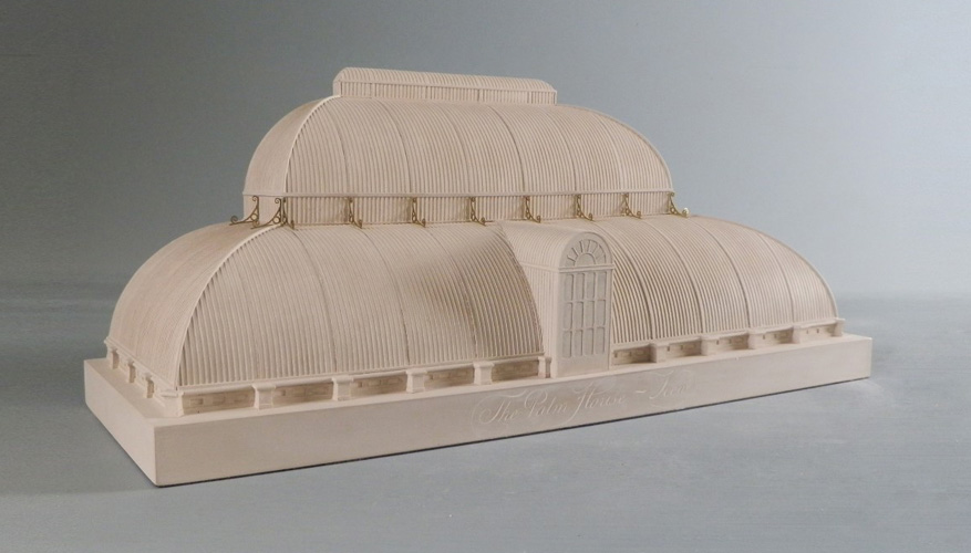 Purchase Palm House Kew Gardens Model, London, England,  handmade in plaster by Timothy Richards.