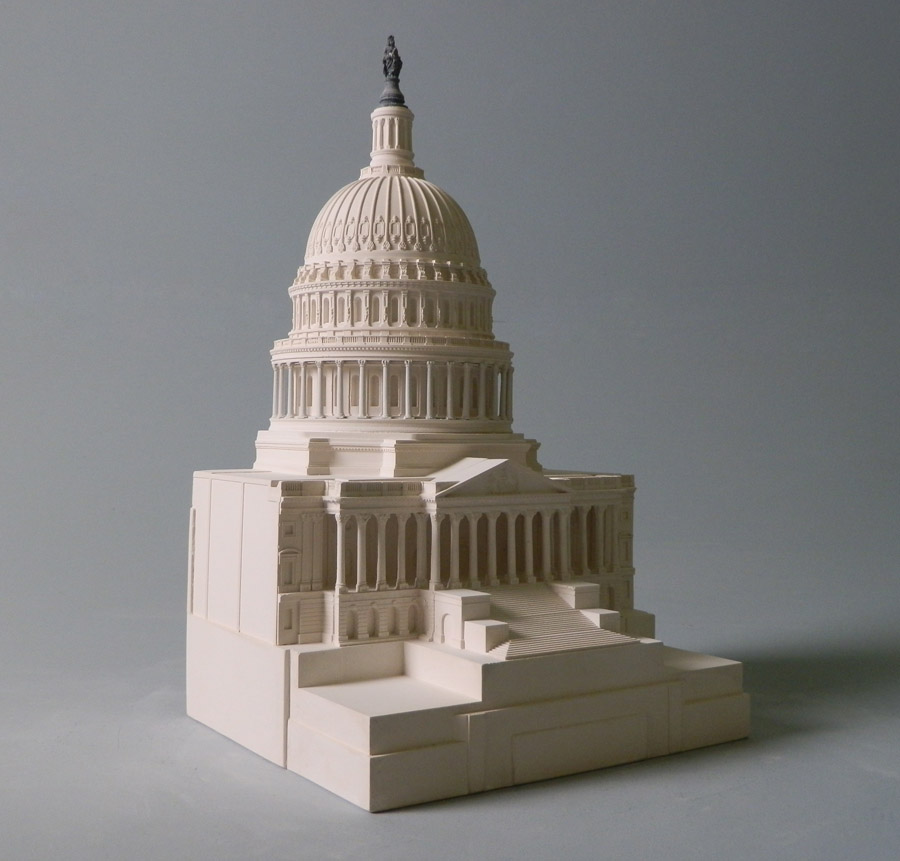 Purchase The USA Capitol Building Washington, USA, handmade in plaster by Timothy Richards.