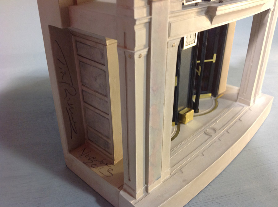 Purchase Dorchester Hotel Model, London England, handmade in plaster by Timothy Richards.