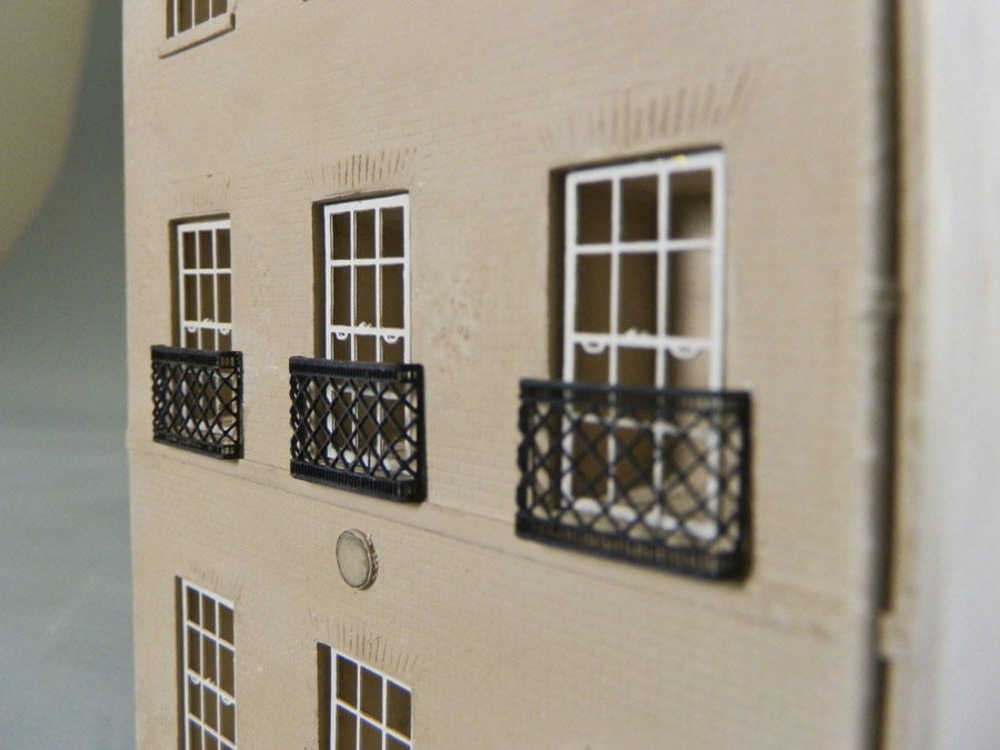 Charles Dickens House, hand crafted models of famous houses by Timothy Richards. 