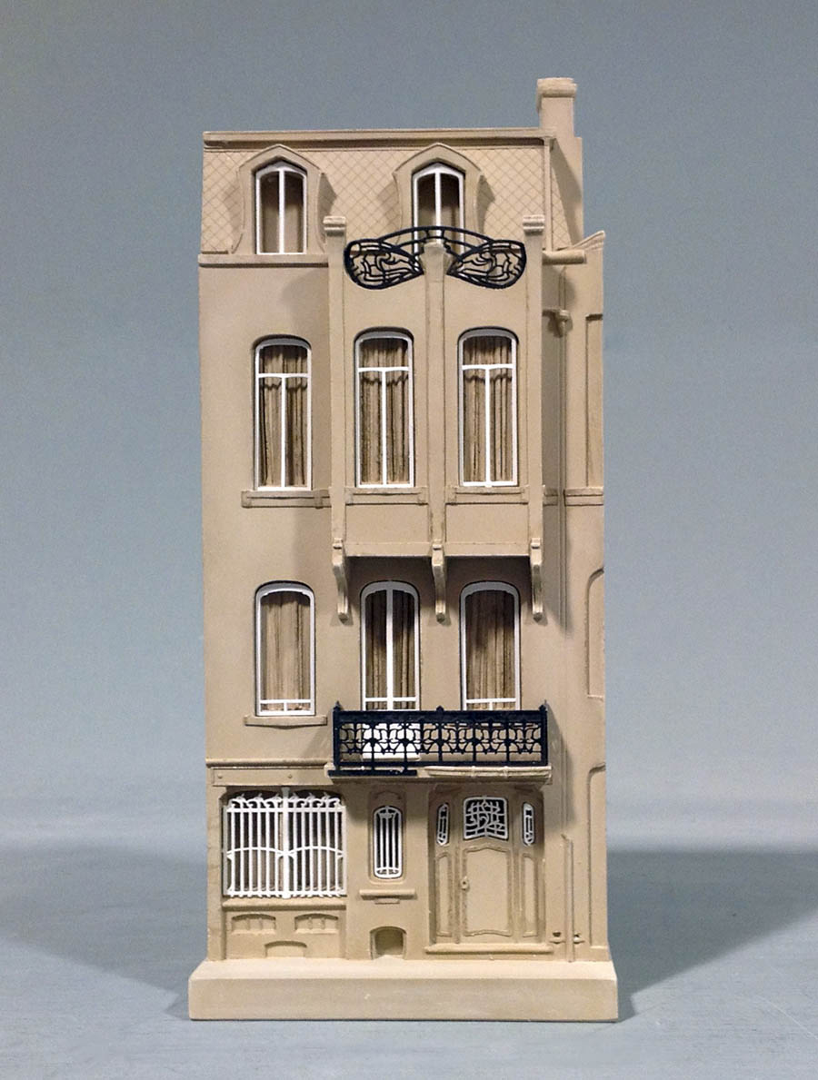 Purchase the Victor Horta House, hand crafted models of famous houses by Timothy Richards. 