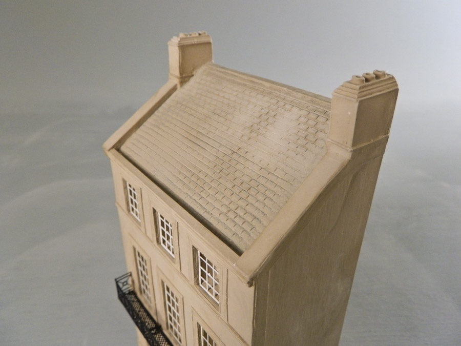 Purchase Newtown Terrace Edinburgh, hand crafted models of famous houses by Timothy Richards. 