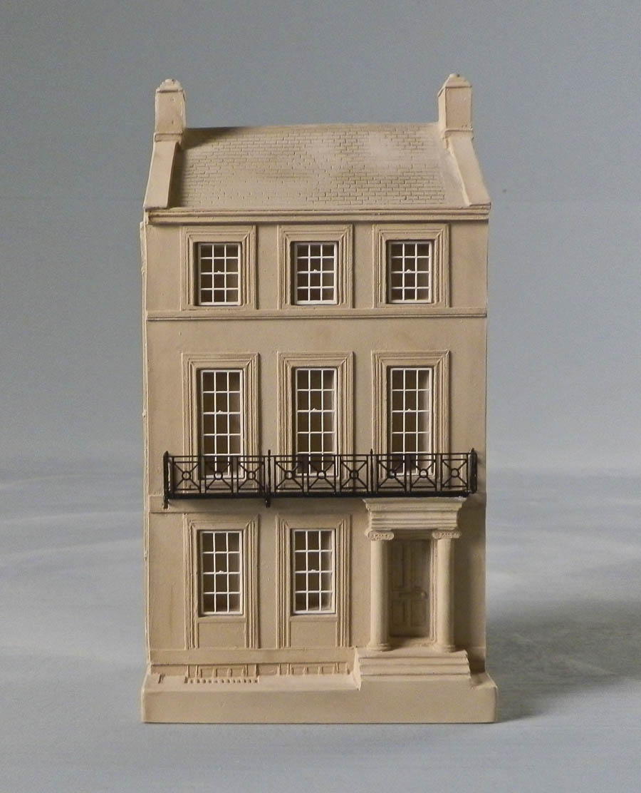 Purchase Newtown Terrace Edinburgh, hand crafted models of famous houses by Timothy Richards. 