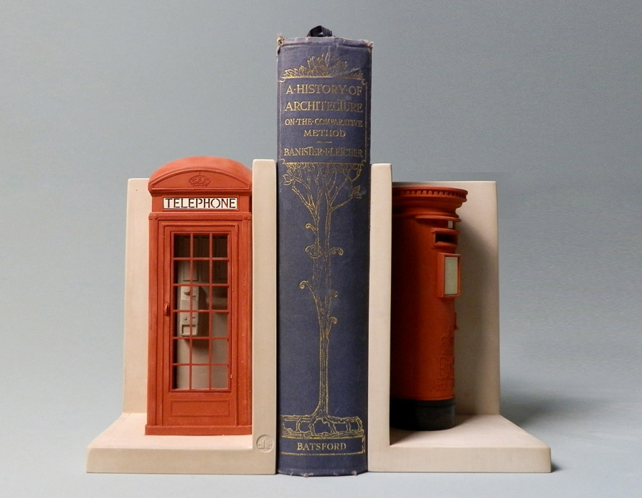 Purchase the traditional red British Telephone and Post Box, hand crafted models of famous landmarks by Timothy Richards. 