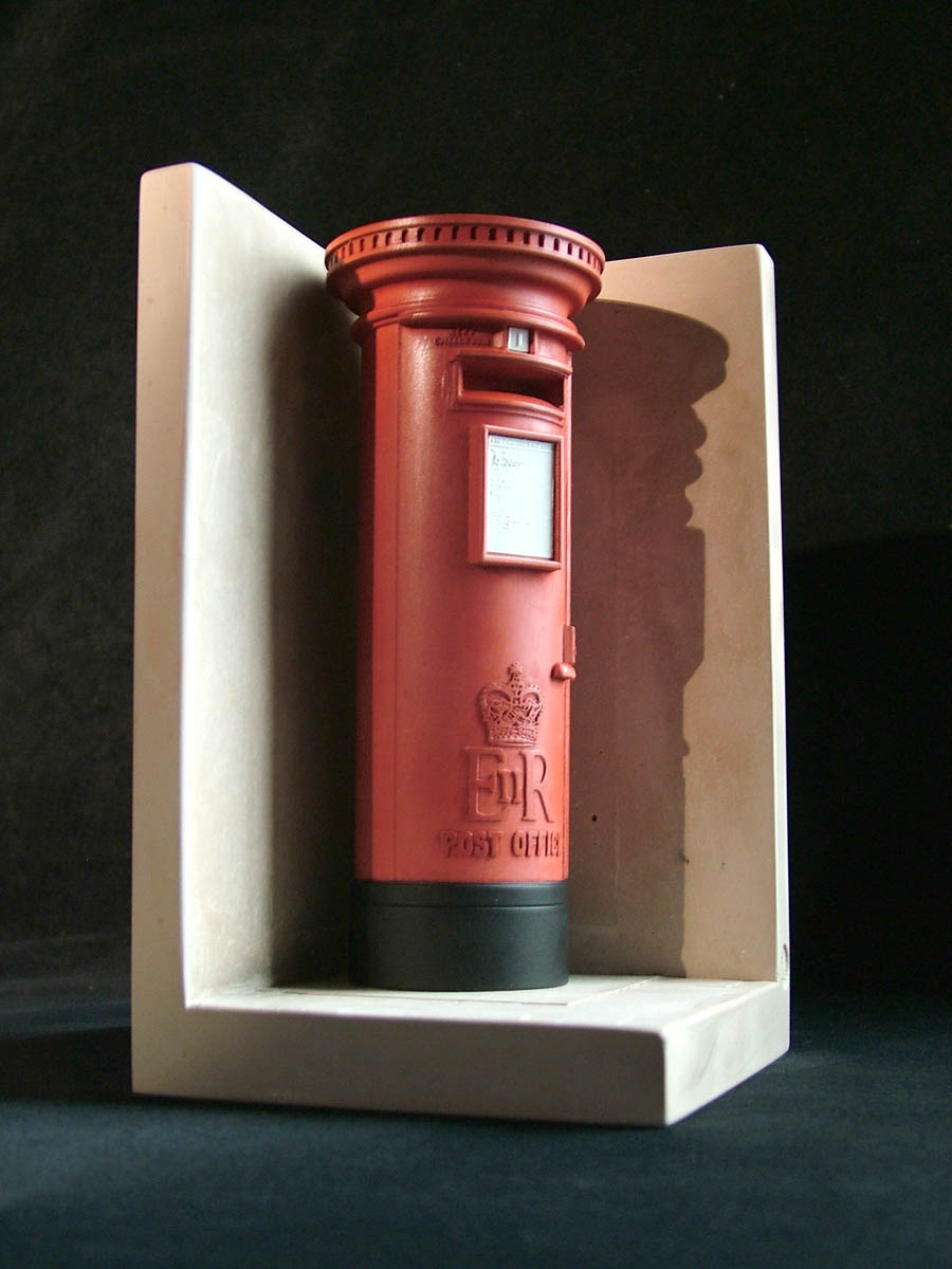 Purchase the traditional red British Post Box, hand crafted models of famous landmarks by Timothy Richards. 