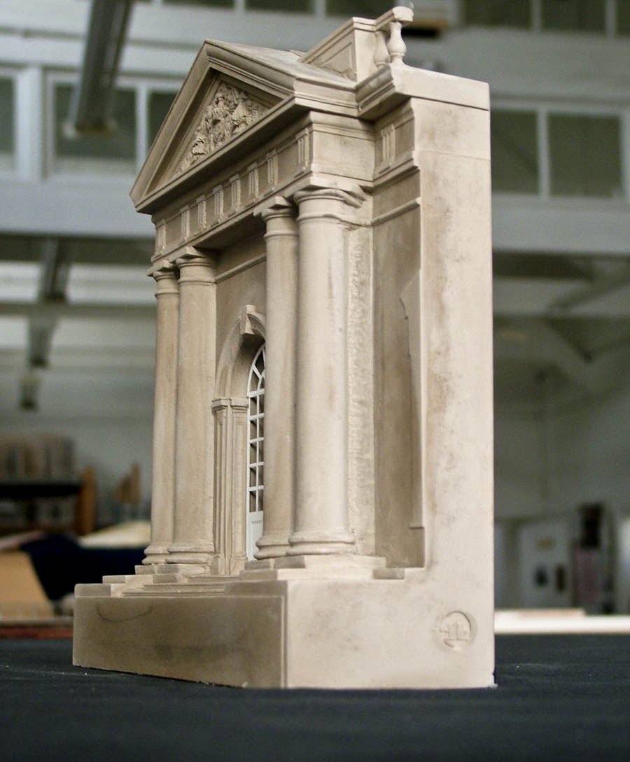 Purchase Hopetoun House Edinburgh, hand crafted models of famous Doorways by Timothy Richards. 