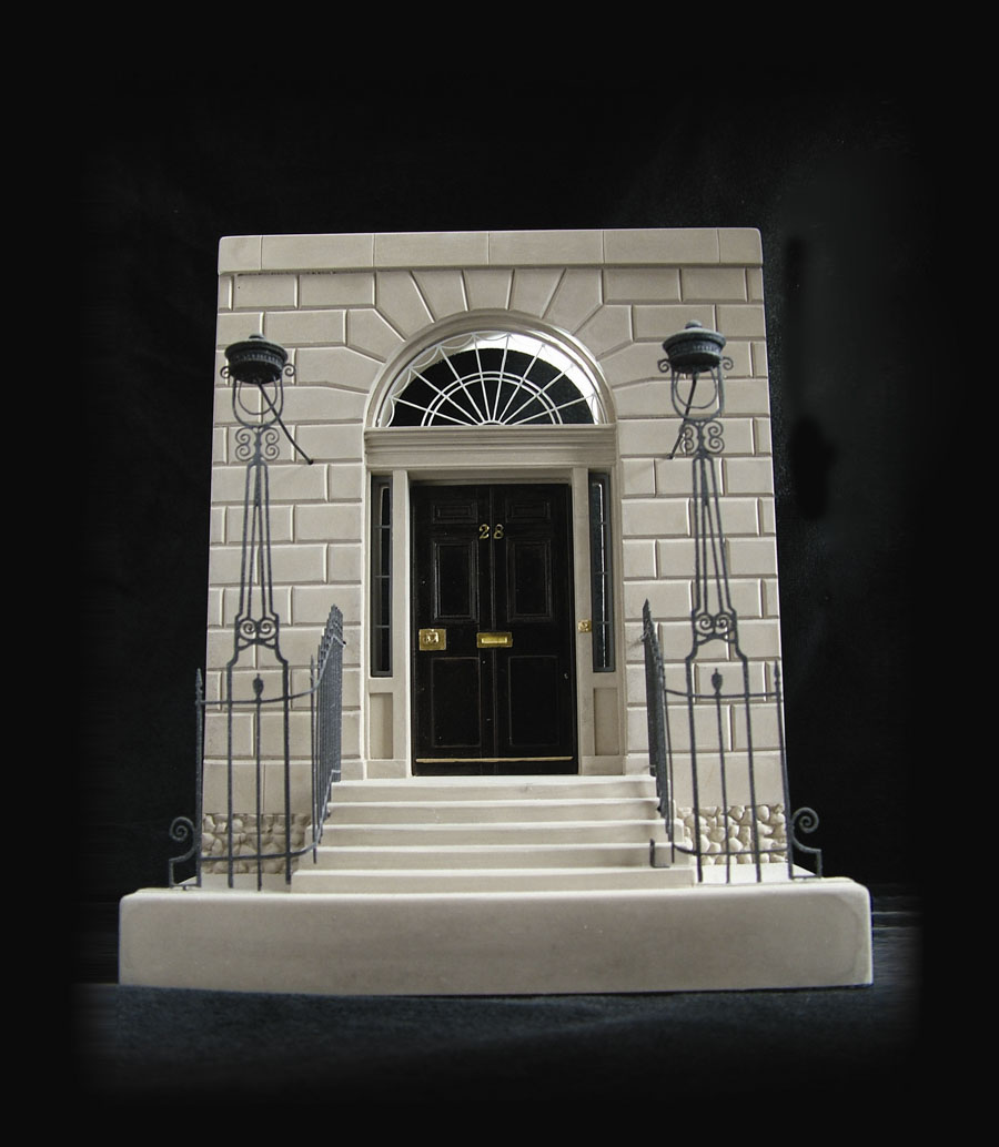 Purchase Charlotte Square Edinburgh, hand crafted models of famous Doorways by Timothy Richards. 