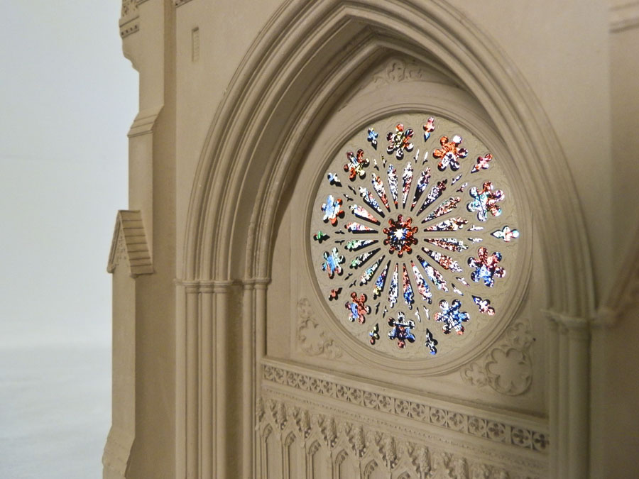 Purchase Rose Window National Cathedral Georgetown, Washington, hand crafted models of famous Doorways by Timothy Richards. 