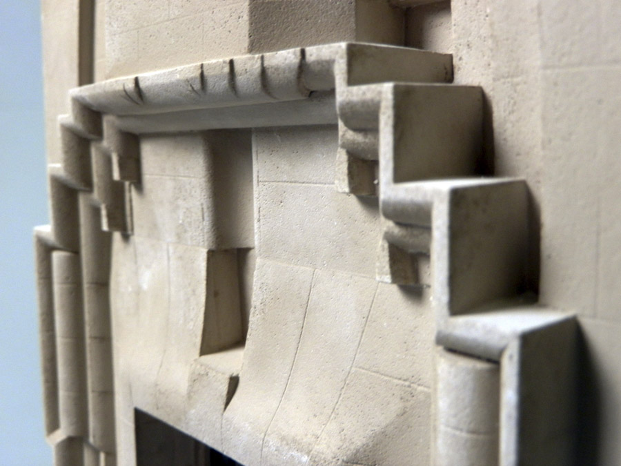 Purchase The West Front of Glasgow School of Art, hand crafted models of famous Doorways by Timothy Richards. 