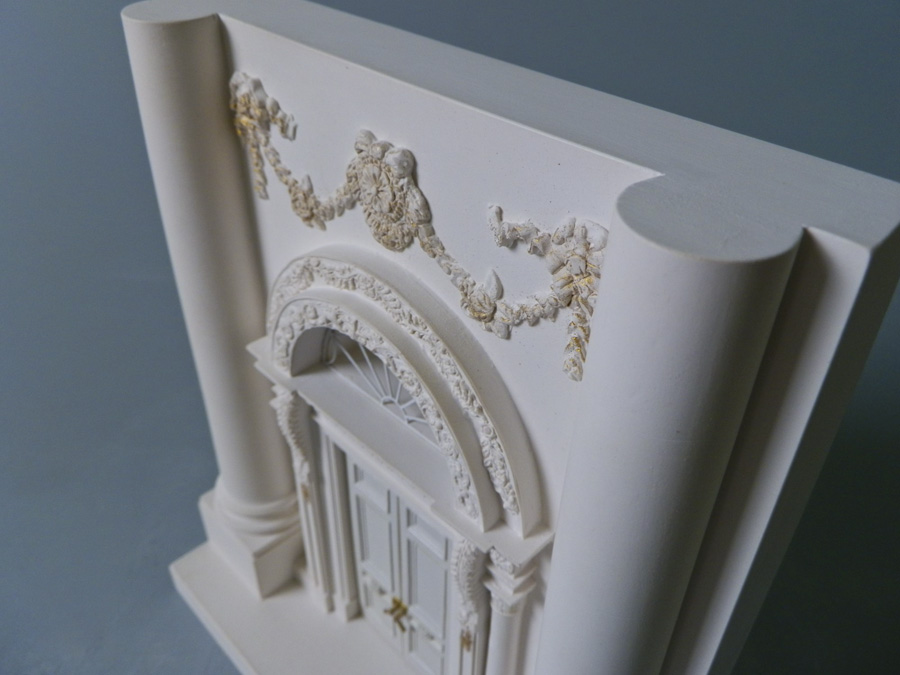 Purchase White House Entrance Washington USA, hand crafted models of famous Doorways by Timothy Richards. 