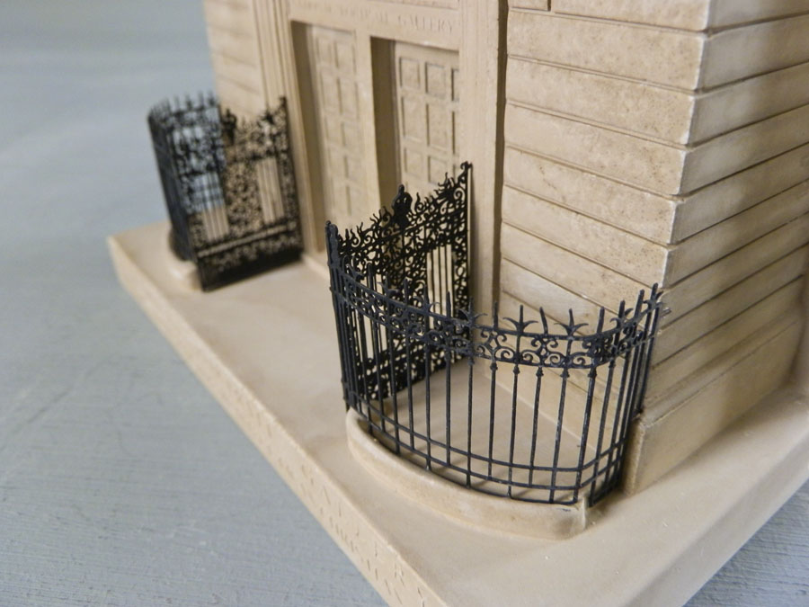 Purchase The National Portrait Gallery of London, hand crafted models of famous Doorways by Timothy Richards. 