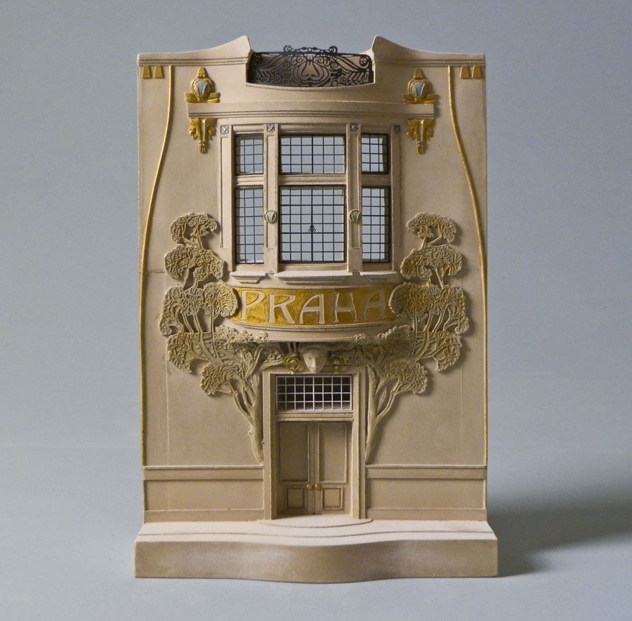 Purchase Hotel Central Prague, hand crafted models of famous Doorways by Timothy Richards. 