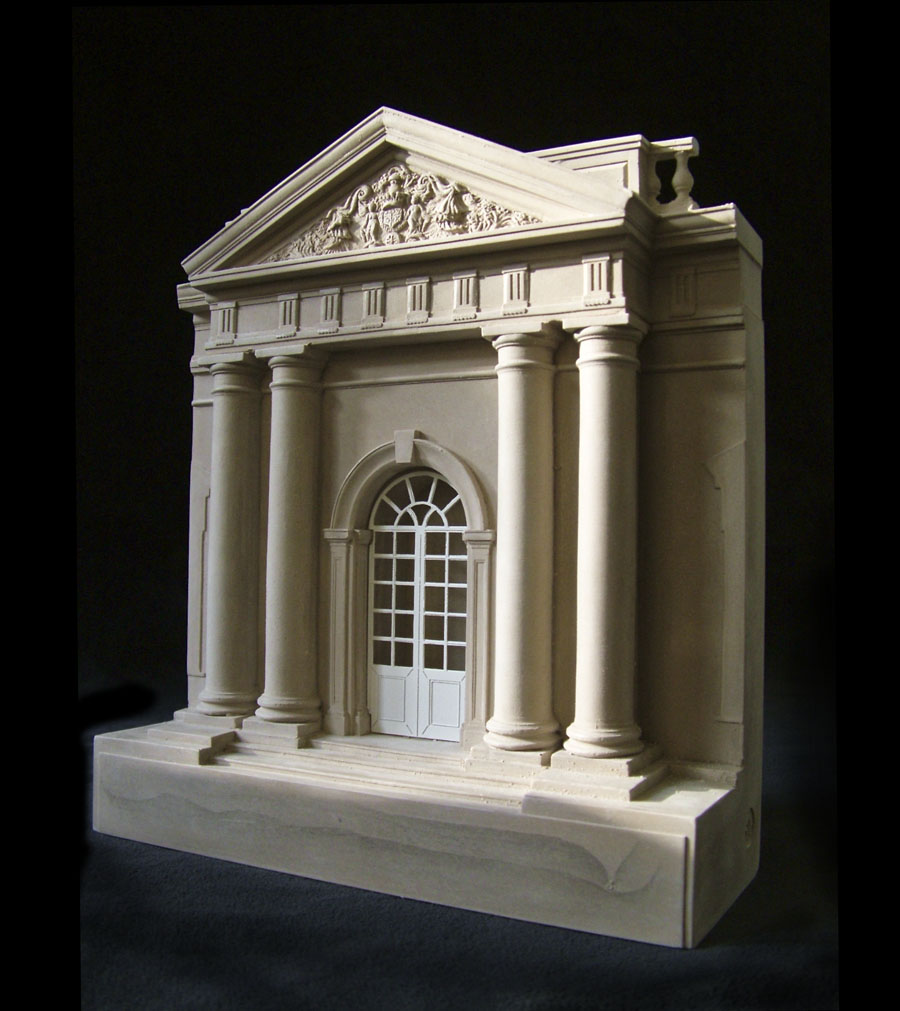 Purchase Hopetoun House Edinburgh, hand crafted models of famous Doorways by Timothy Richards. 