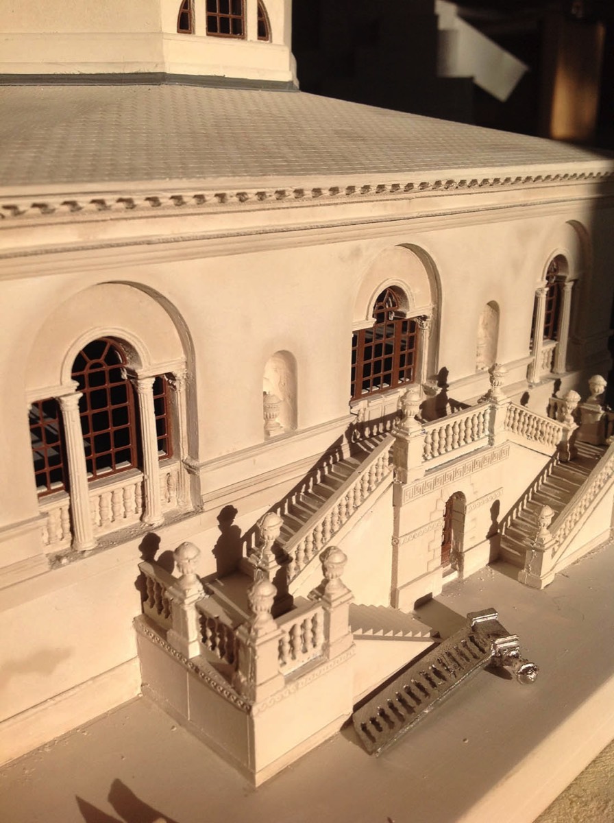 Purchase Chiswick House, London, England handmade in plaster by Timothy Richards.