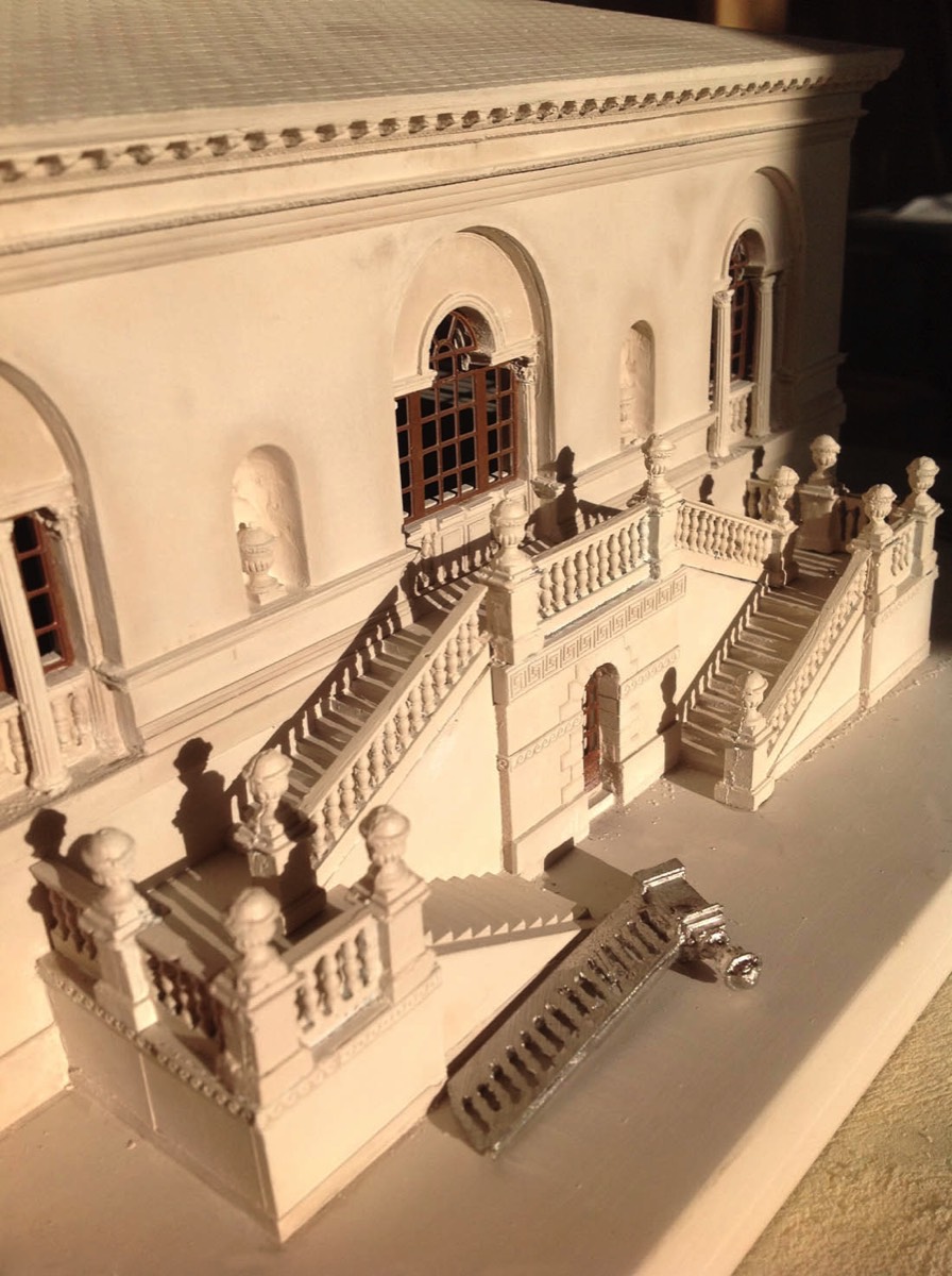 Purchase Chiswick House, London, England handmade in plaster by Timothy Richards.