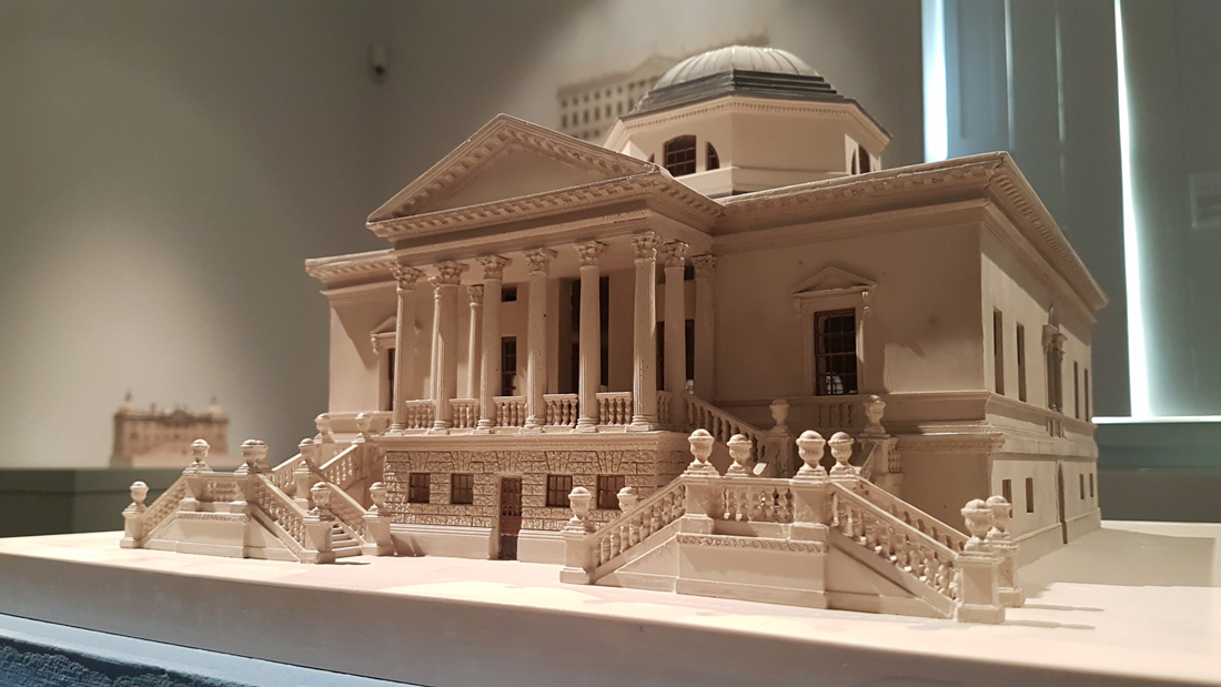 Purchase Chiswick House, London, England handmade in plaster by Timothy Richards.