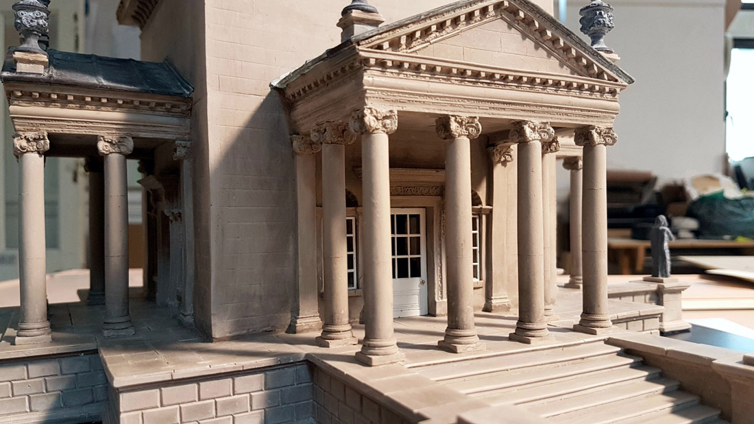 Purchase Temple of the Four Winds, Castle Howard York, England handmade in plaster by Timothy Richards.