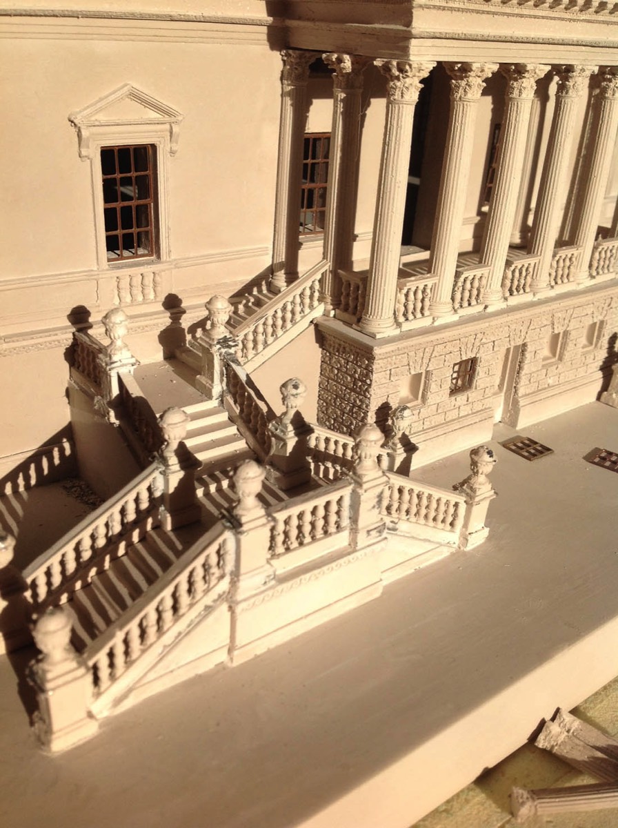 Purchase Chiswick House, London, England handmade in plaster by Timothy Richards.