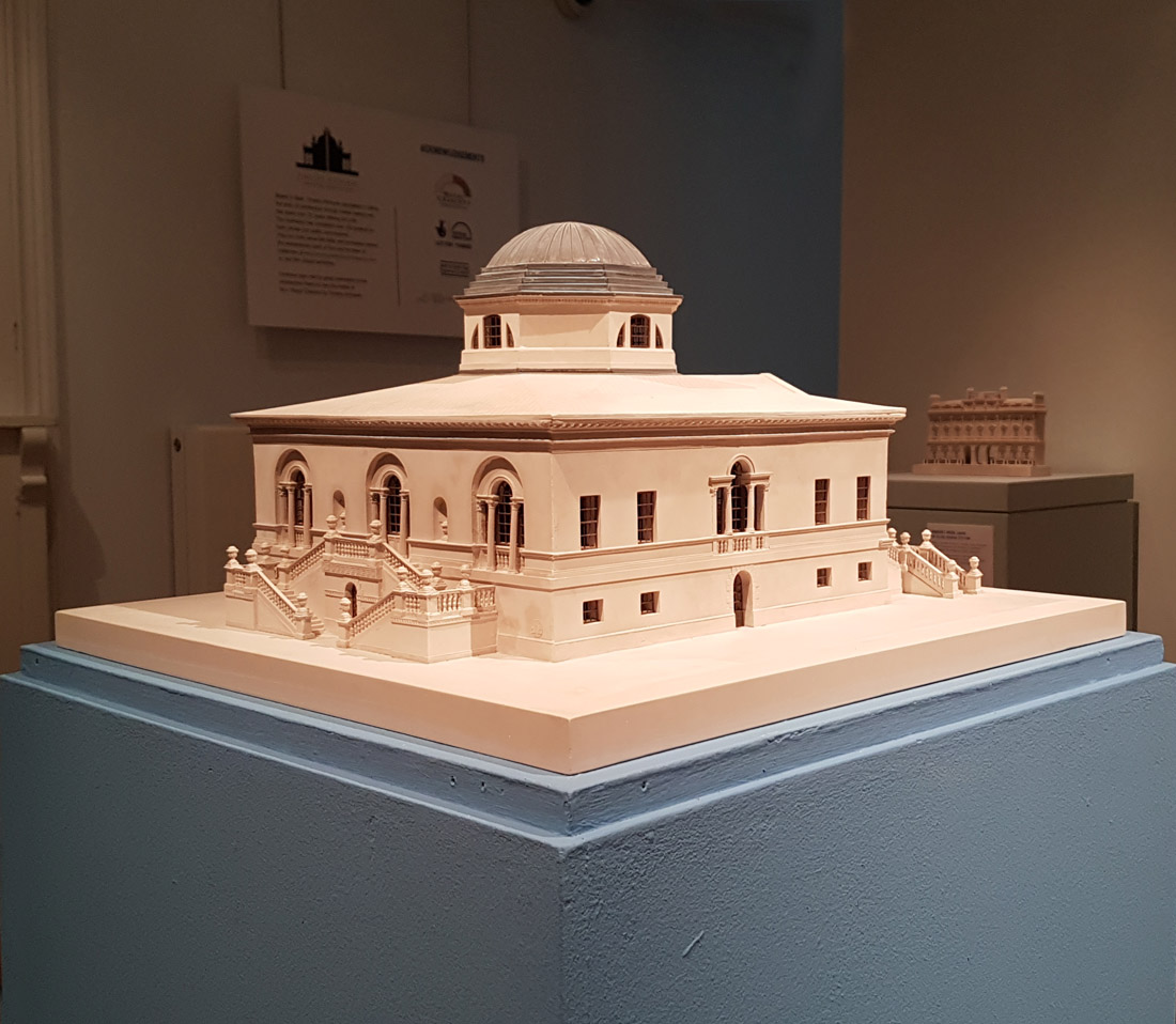 Purchase Chiswick House, London, England handmade in plaster by Timothy Richards.