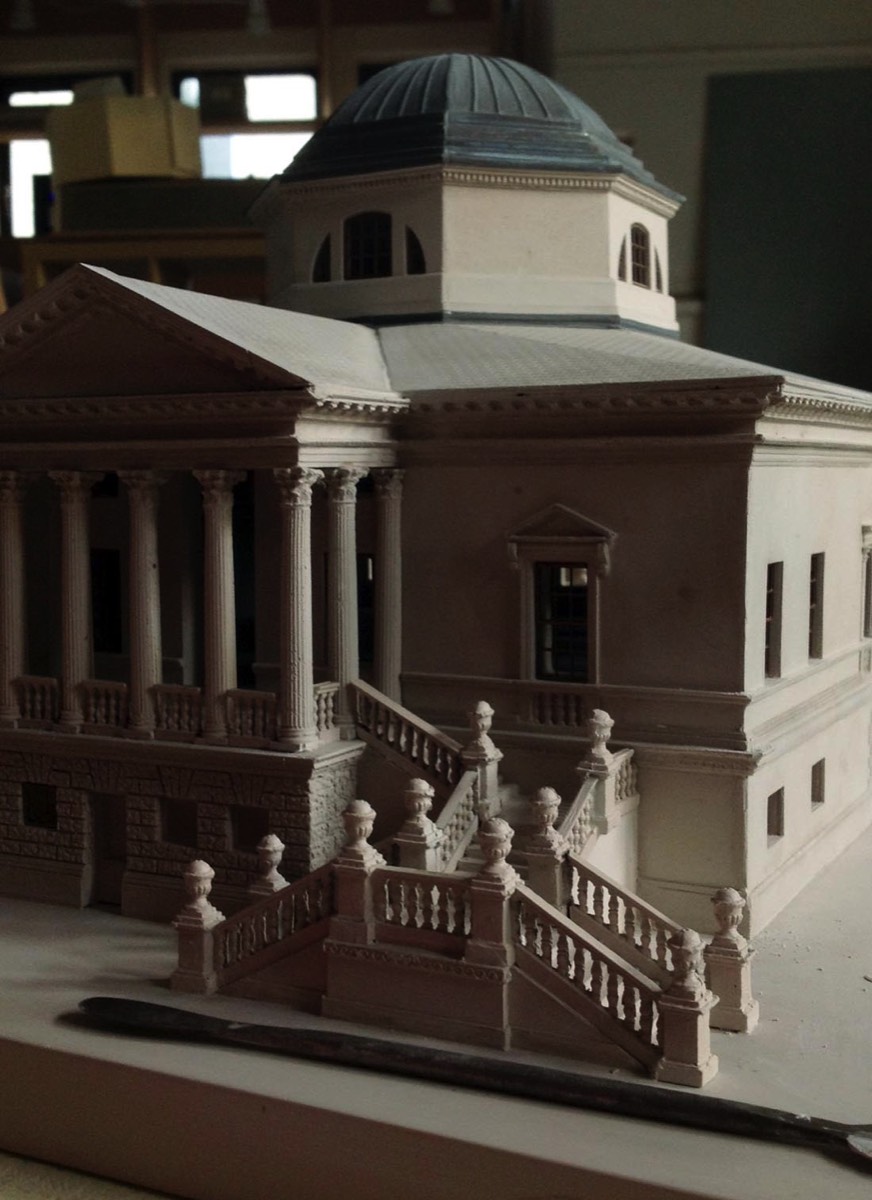 Purchase Chiswick House, London, England handmade in plaster by Timothy Richards.