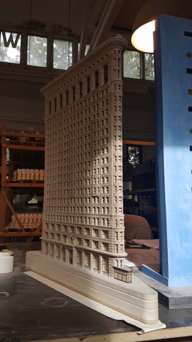 Purchase Flatiron, Fuller Building, Manhatten New York, USA, handmade in plaster by Timothy Richards.