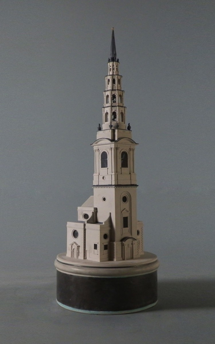 Purchase St.Brides Church, Fleet Street London, England, handmade in plaster by Timothy Richards.