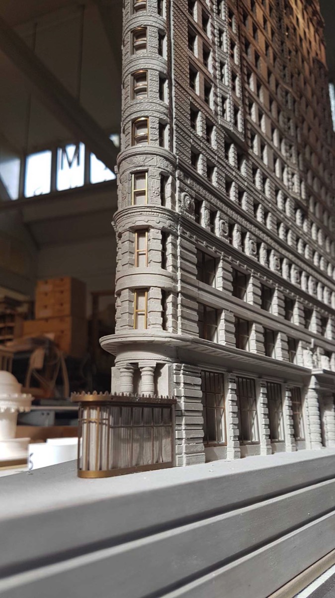 Purchase Flatiron, Fuller Building, Manhatten New York, USA, handmade in plaster by Timothy Richards.