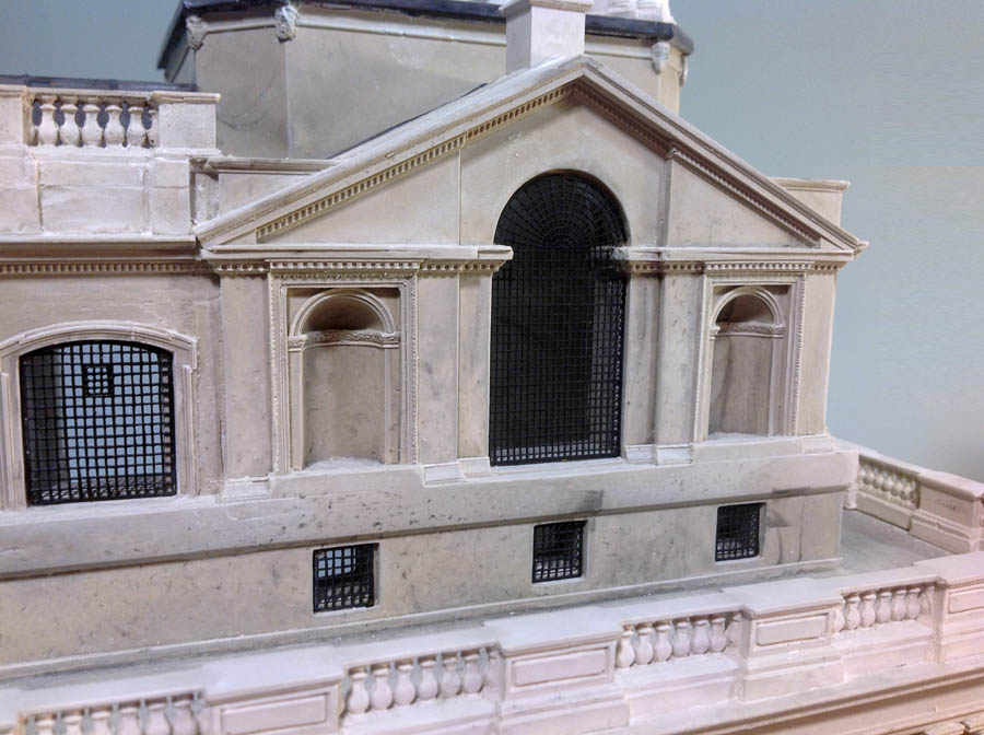 Purchase Royal Naval Hospital Greenwich, England, handmade in plaster by Timothy Richards.