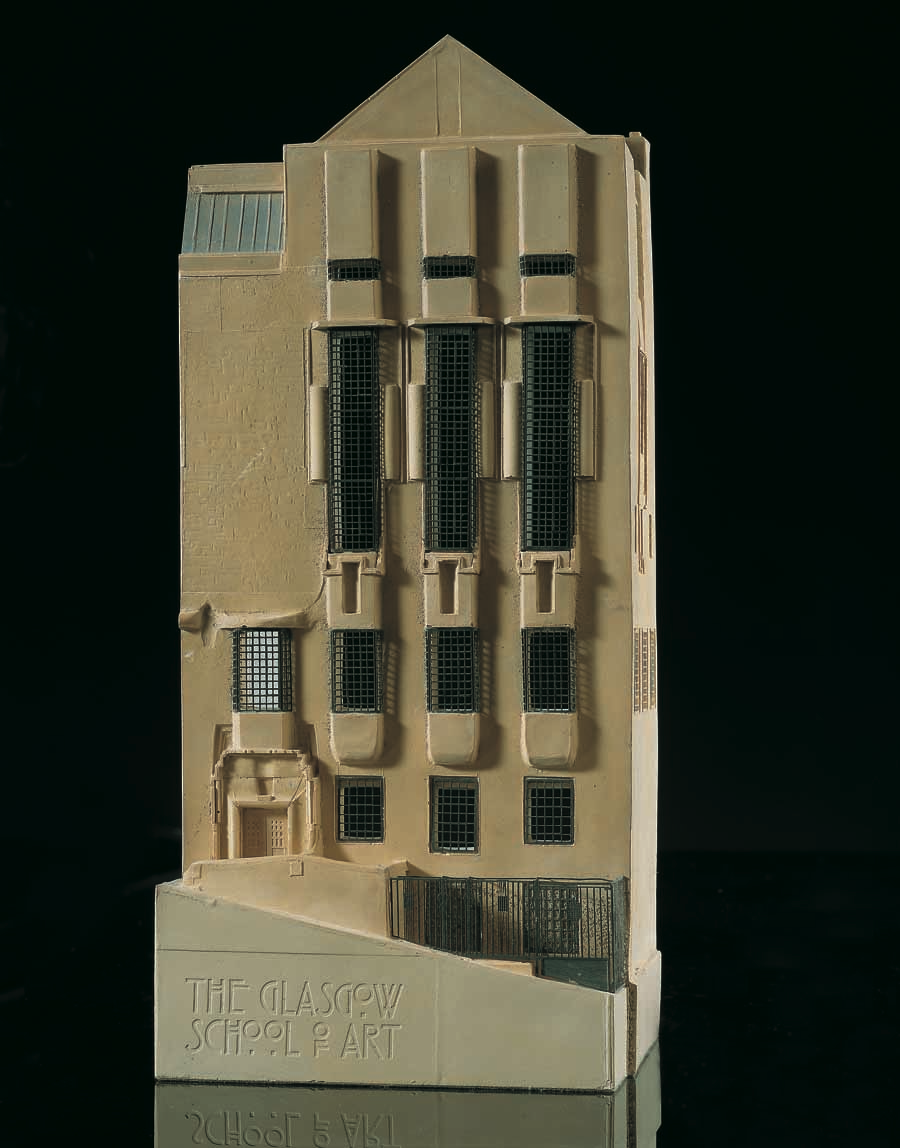 Purchase, Glasgow School of Art Library Tower, Scotland handmade in plaster by Timothy Richards.