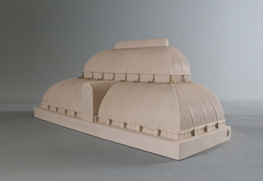 Purchase Palm House Kew Gardens Model, London, England,  handmade in plaster by Timothy Richards.