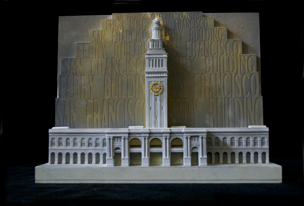 Purchase Dorchester Hotel Model, London England, handmade in plaster by Timothy Richards.