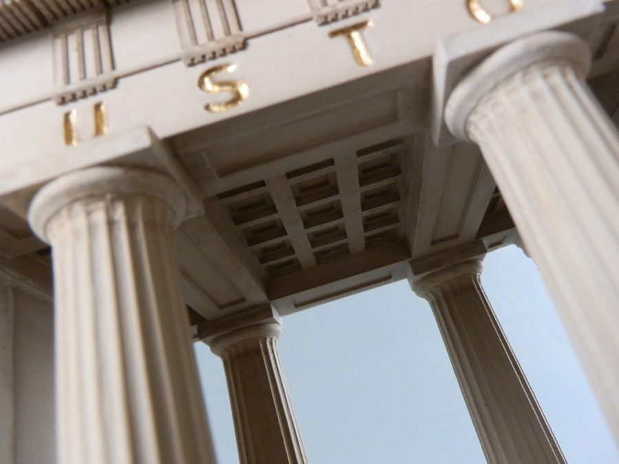 Purchase Euston Arch London, handmade in plaster by Timothy Richards.