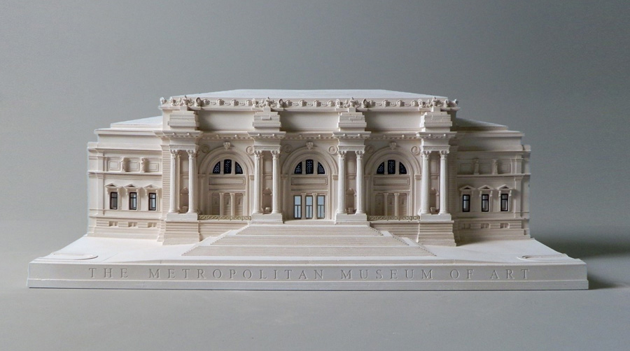 Purchase The Metropolitan Museum of Art New York Model, handmade in plaster by Timothy Richards.