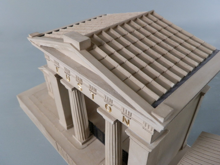 Purchase Euston Arch London, handmade in plaster by Timothy Richards.