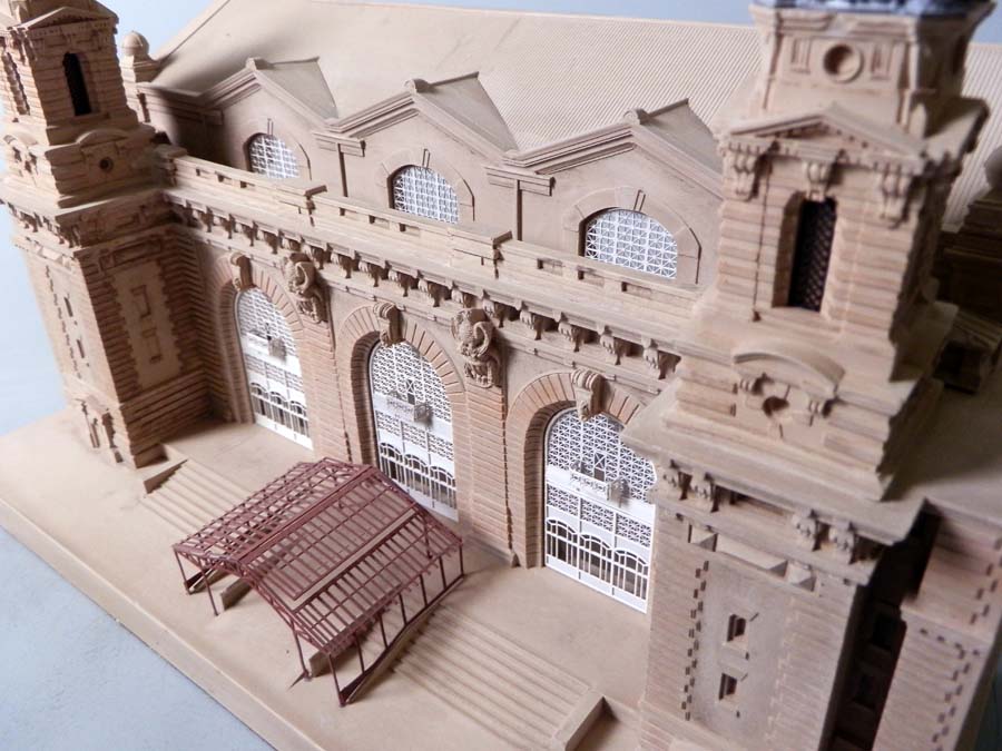 Purchase Ellis Island New York, USA, handmade in plaster by Timothy Richards.