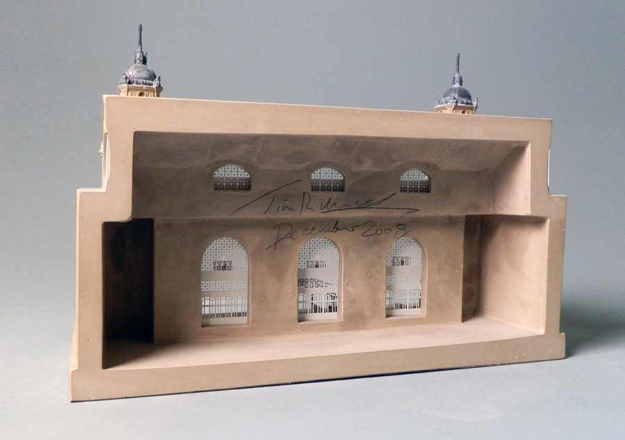 Purchase Ellis Island New York, USA, handmade in plaster by Timothy Richards.