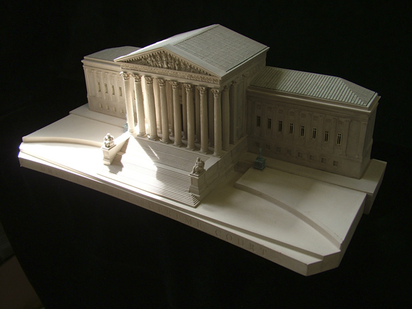 Purchase The United States Supreme Court Model, Washington DC, USA, handmade in plaster by Timothy Richards.