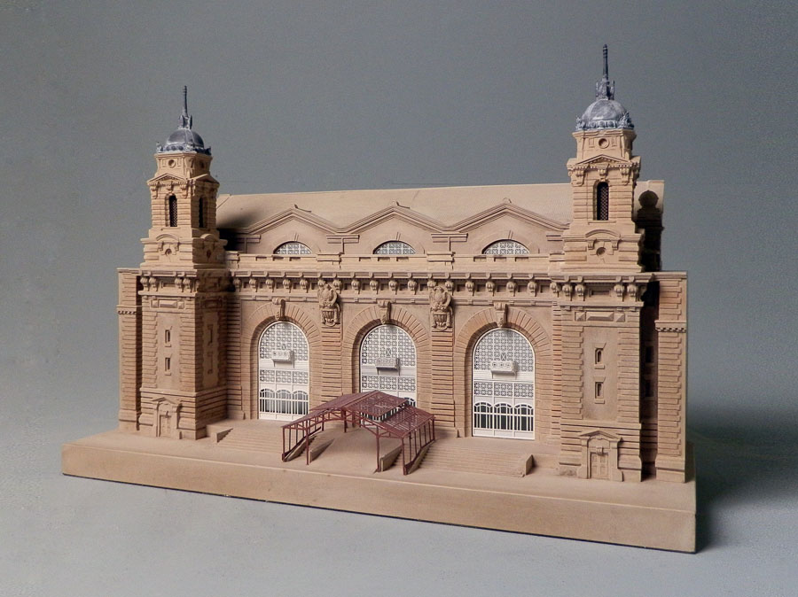 Purchase Ellis Island New York, USA, handmade in plaster by Timothy Richards.