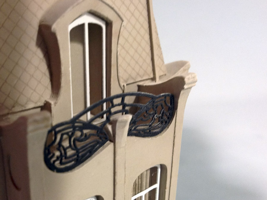 Purchase the Victor Horta House, hand crafted models of famous houses by Timothy Richards. 