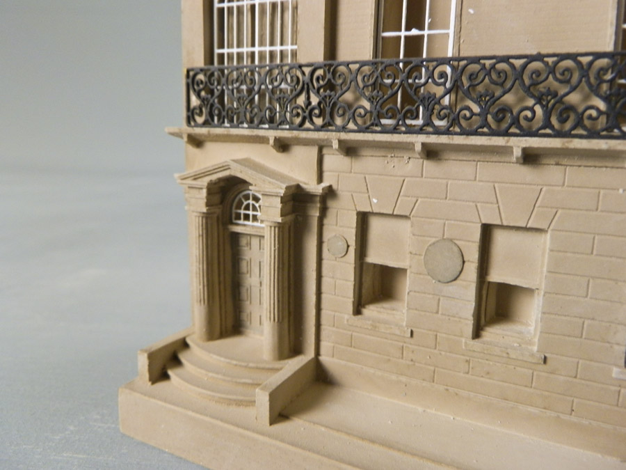 Purchase Oscar Wilde House Dublin, hand crafted models of famous houses by Timothy Richards. 