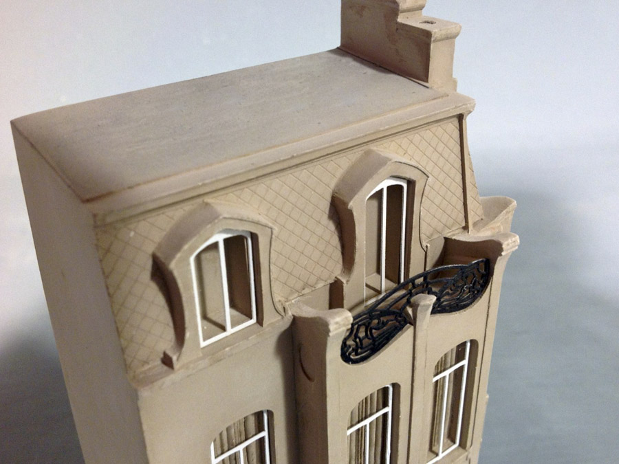 Purchase the Victor Horta House, hand crafted models of famous houses by Timothy Richards. 